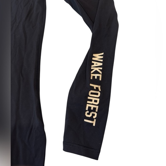 Lululemon Wake Forest University Black Leggings size 4 - Picture 4 of 6